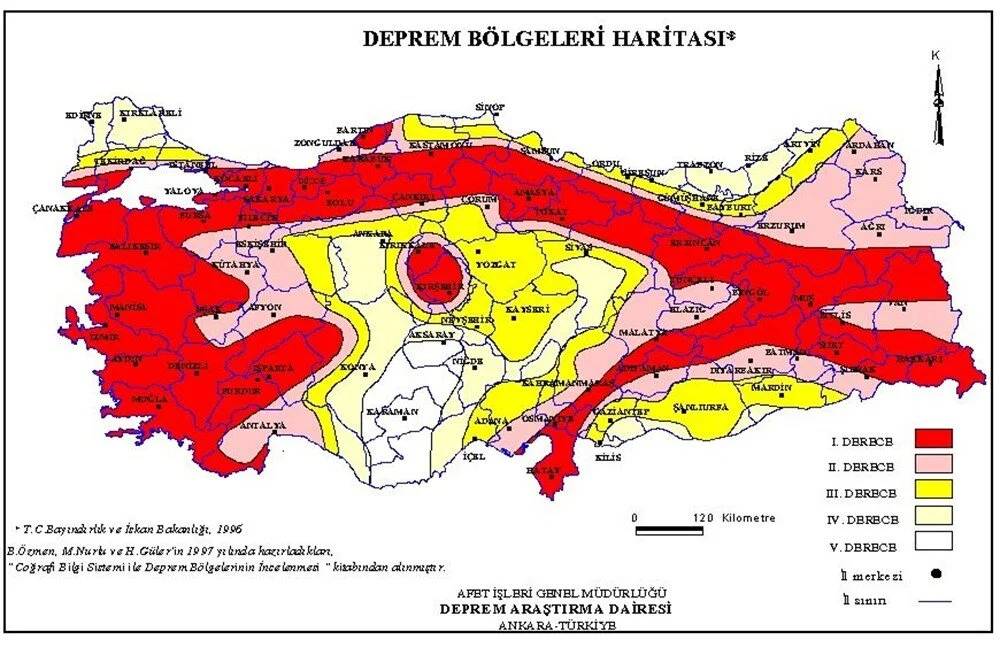 Deprem risk haritası güncellendi! İşte riskli bölgeler 3